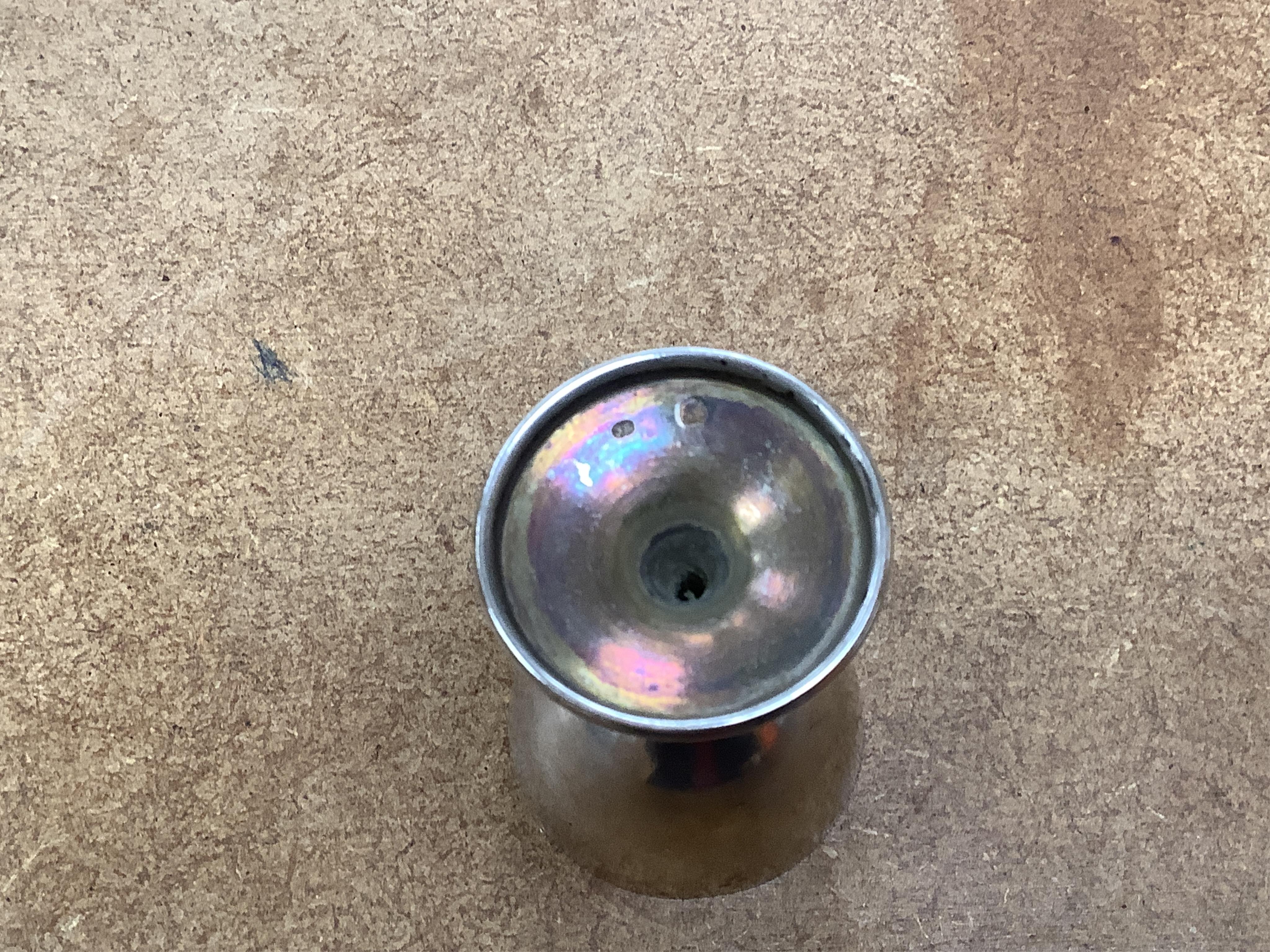A large quantity of silver plate and some small silver to include Russian egg cup and twin handled trophy. Condition - mostly fair to good